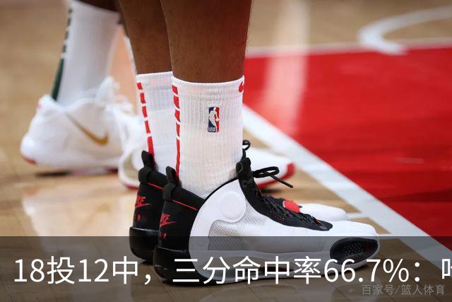 18投12中，三分命中率66.7%：哈登米切尔喂出的新武器